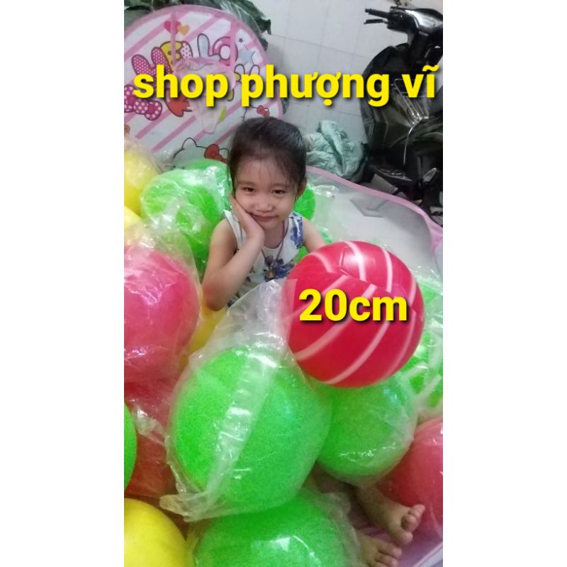 bóng đá size 20cm nhựa Việt Nam hàng đẹp.