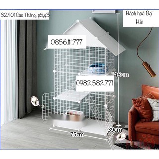 Quây chuồng chó mèo lắp ghép nuôi thú cưng chó,, mèo sơn tĩnh điện giá rẻ, bền đẹp