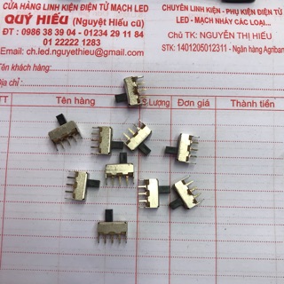 10 chiếc công tắc gạt loại nhỏ