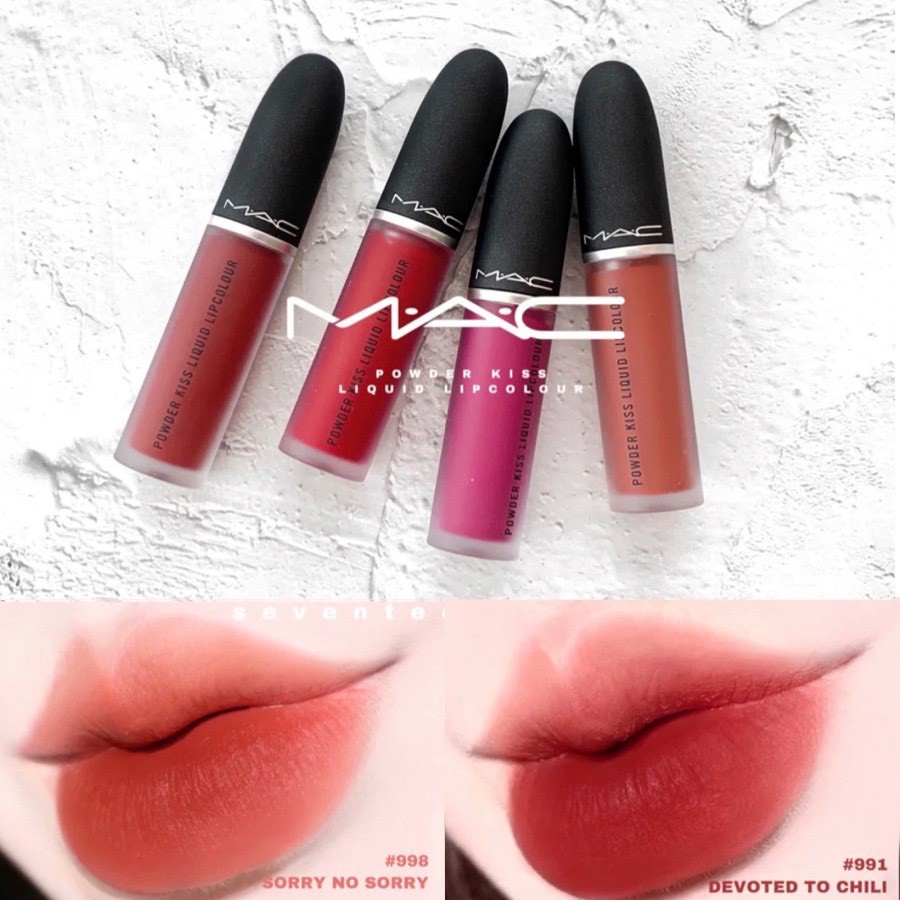 Son Mac chính hãng, Son Kem Mac 991 Devoted to Chili, BST m.a.c đủ màu