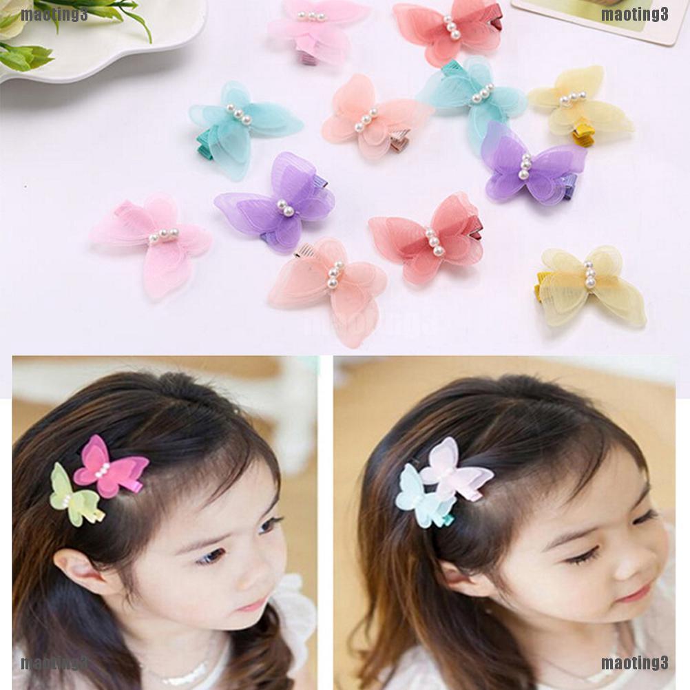 Bộ 2 Kẹp Tóc Hình Bướm Cho Nữ