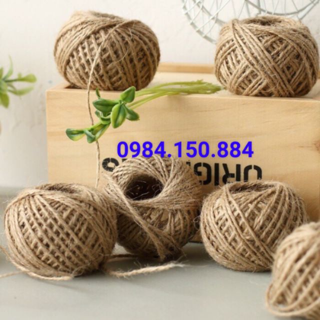 (Giá siêu rẻ) 15m  Dây gai làm đồ handmade, trang trí, decor