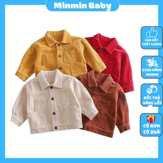  Áo Khoác Cho Bé Cực Xinh Áo Khoác Cho Bé Chất Nhung Tăm Cao Cấp Cho Bé Từ 10-27kg minmin baby 