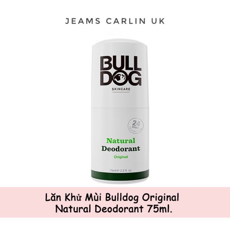 Lăn Khử Mùi Bulldog Original Natural Deodorant 75ml