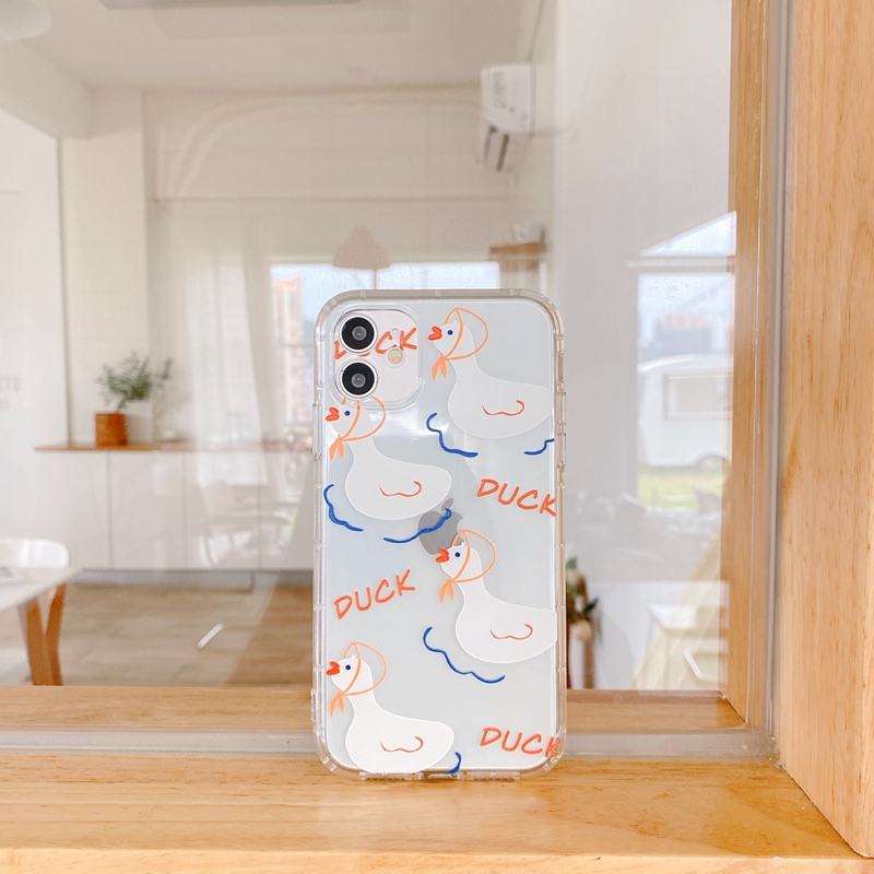Ốp Lưng Tpu Họa Tiết Hình Chú Vịt Dễ Thương Cho Iphone 11 11pro Max 6 6s Plus 7 8 X Xs Max Xr | BigBuy360 - bigbuy360.vn