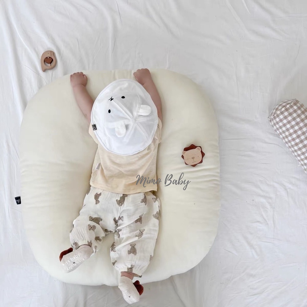 Quần boom chất liệu xô muslin mùa thu đông cho bé trai, bé gái QA41 Mimo Baby