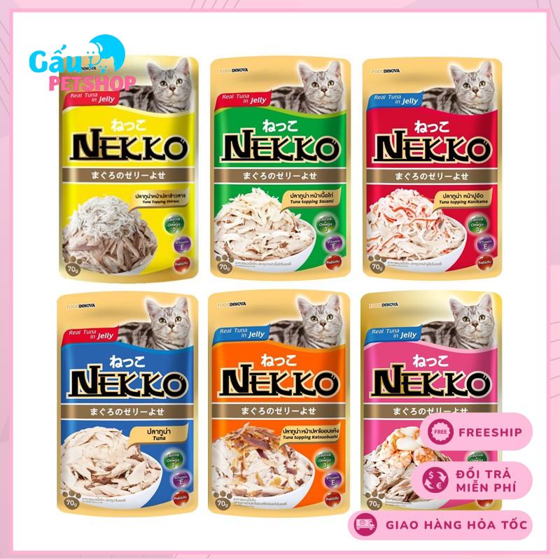 Pate Nekko dạng gói nhập khẩu Thái Lan 70gr