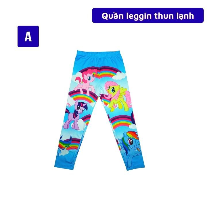 Quần leggin bé gái đẹp hình Elsa - Pony từ 11-45kg - quần legging -thun lạnh - Tomchuakids