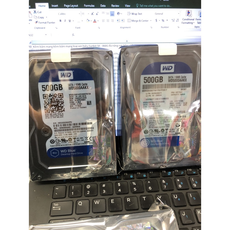 Ổ cứng HDD WESTERN 500GB Blue  - Bảo hành 12 tháng 1 đổi 1