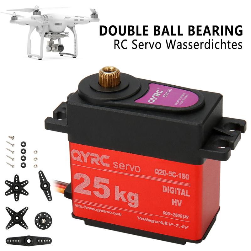 Thiết bị trợ lực động cơ kỹ thuật số 25kg tốc độ cao chống nước cho xe hơi RC