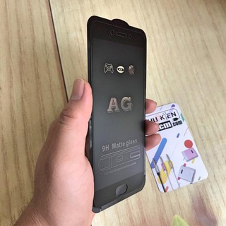 Dán Cường Lực Nhám Full Màn Hình Oppo Chống Vân Tay, Chống Chói 9H