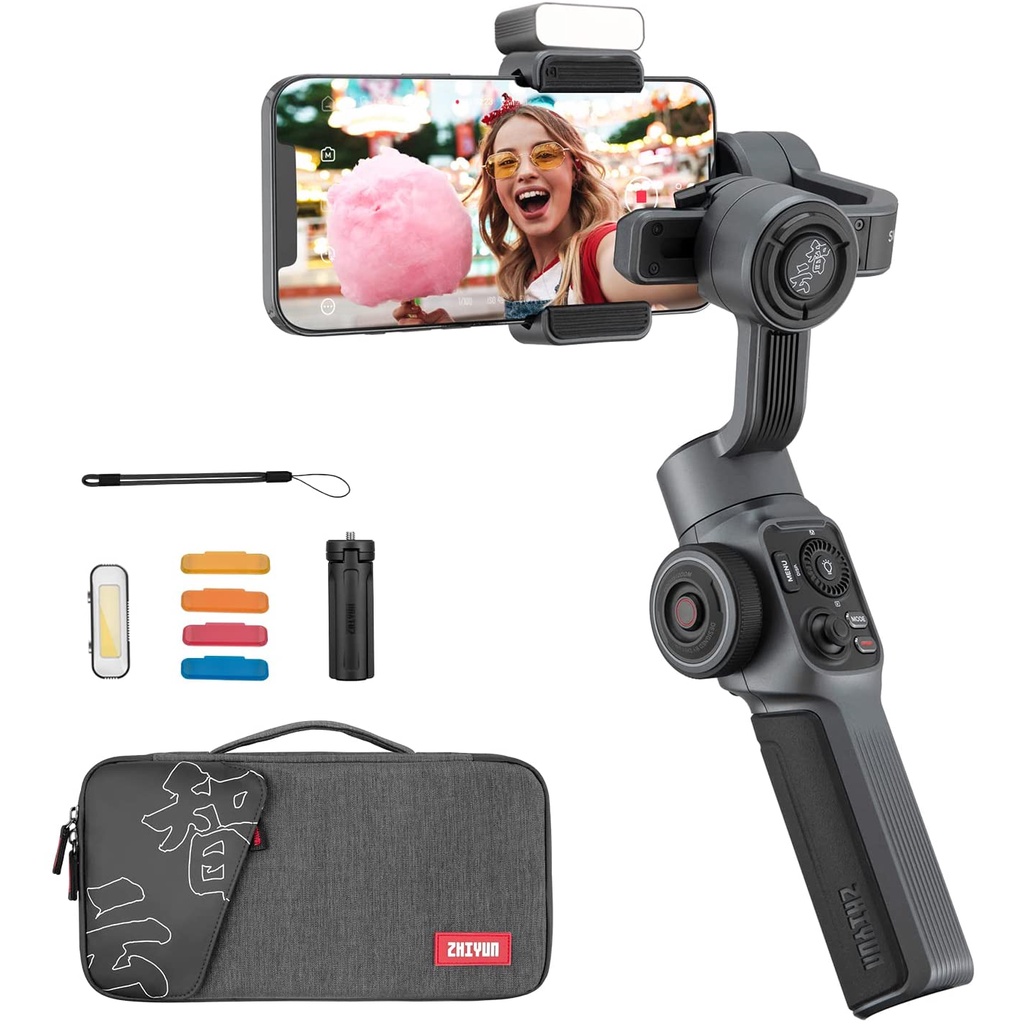 [Mã 154ELSALE2 giảm 7% đơn 300K] Gimbal tay cầm chống rung cho điện thoại Zhiyun Smooth 5