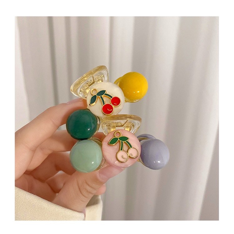 Kẹp tóc mái càng cua hình quả cherry dễ thương style Hàn Quốc KCR