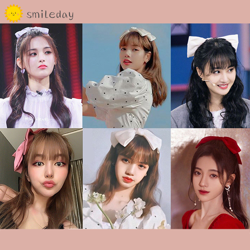 Kẹp tóc Smileday hình nơ dễ thương cho nữ