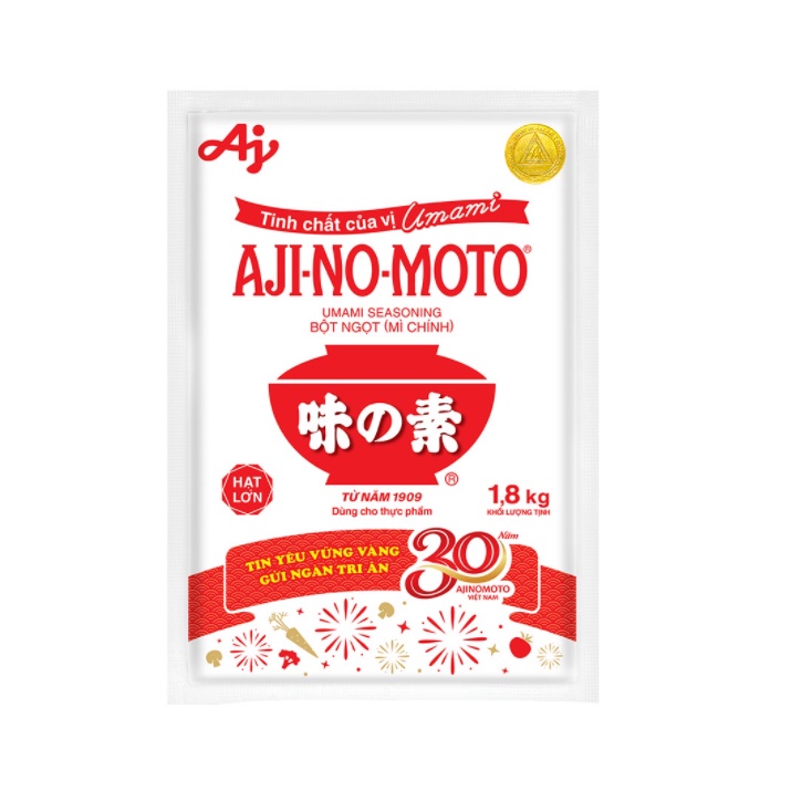 Mì Chính Bột ngọt AJI-NO-MOTO Hạt lớn 1.8Kg