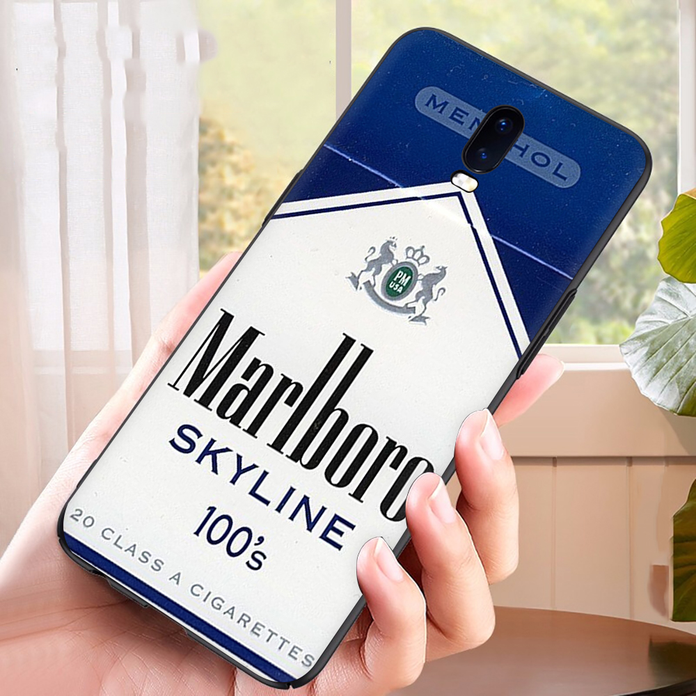 Ốp Điện Thoại Tpu Mềm Chống Rơi Hình Marlboro Nghệ Thuật Cho Oppo A77 F3 A83 A1 A91 F15 A92 A72 A52 A93