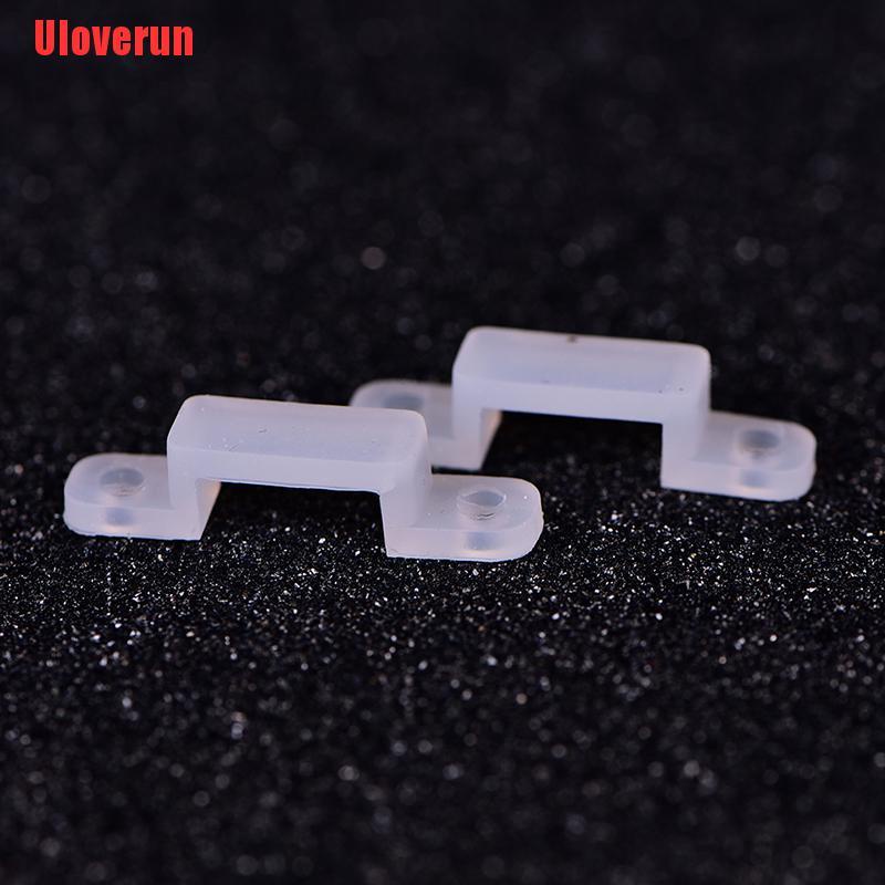 Set 50 Kẹp Nhựa Mềm 10 / 14mm Cố Định Đèn Chuyên Dụng silicone