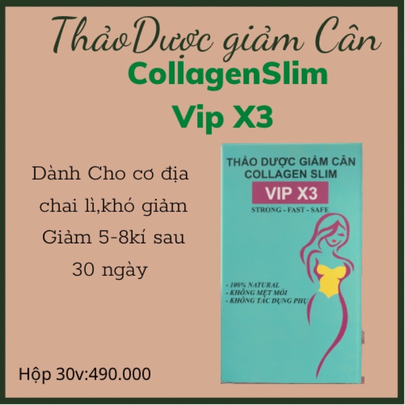 Thảo Dược Giảm Cân Collagen Slim Liệu Trình 15 ngày Giảm 3-5kg