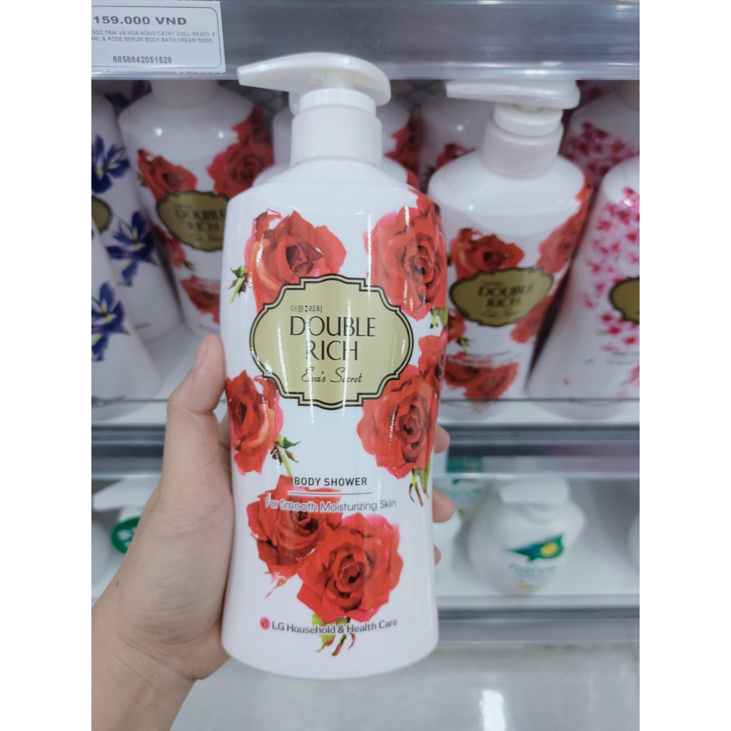 Sữa tắm Double Rich hương hoa hồng 550g