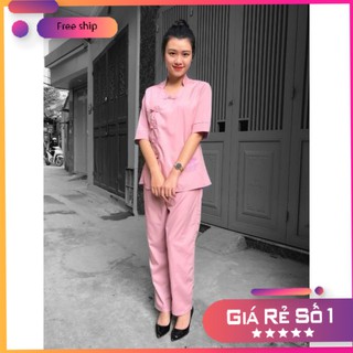 SET QUẦN ÁO ĐI CHÙA THUÊ SEN / ĐỒ LAM PHẬT TỬ