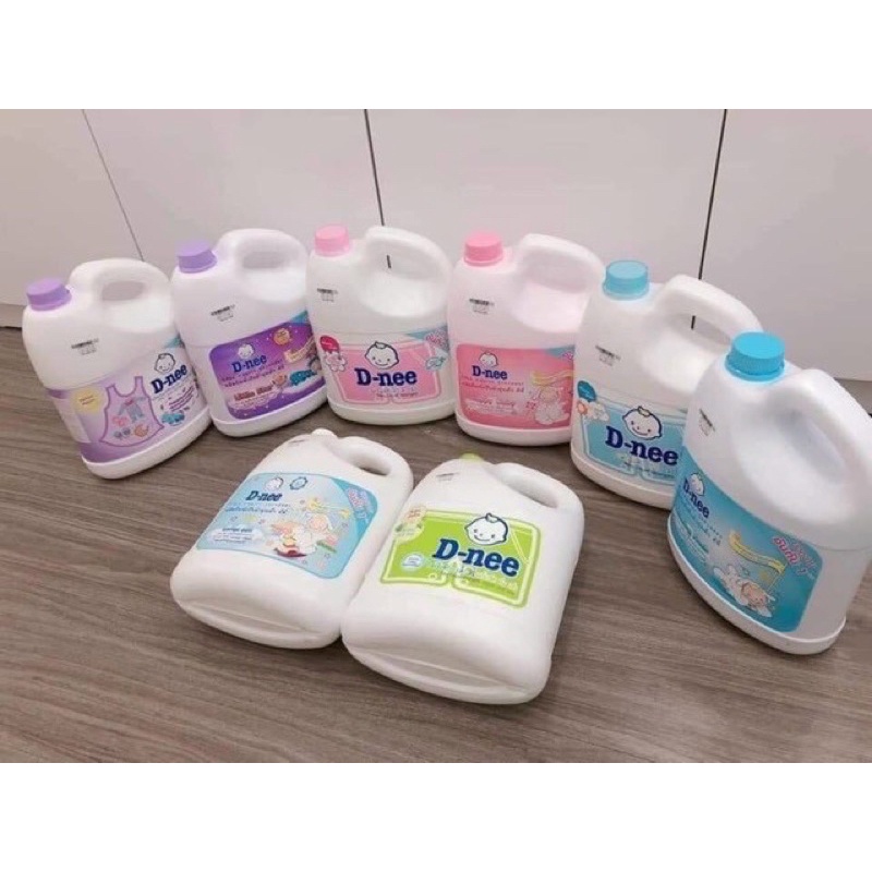 Nước giặt quần áo em bé Dnee 3000ml (Chính hãng D nee  có tem Đại Thịnh) cho trẻ em sơ sinh