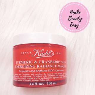 Mặt Nạ Đất Sét, Nghệ Kiehl's Tumeric & Cranberry Seed Energizing Randiance Masque