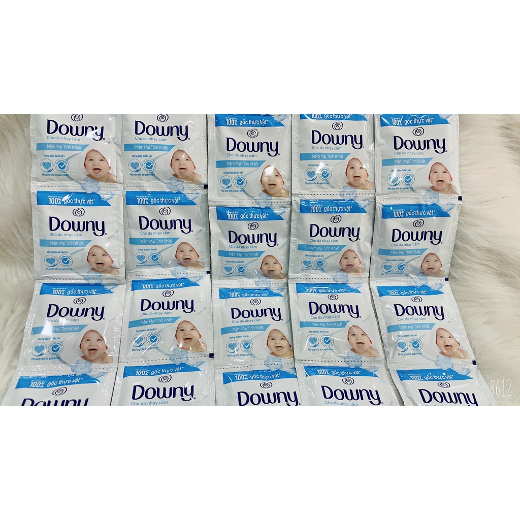 Nước xả vải cho bé Downy cho da nhạy cảm hương sả dây 10 gói