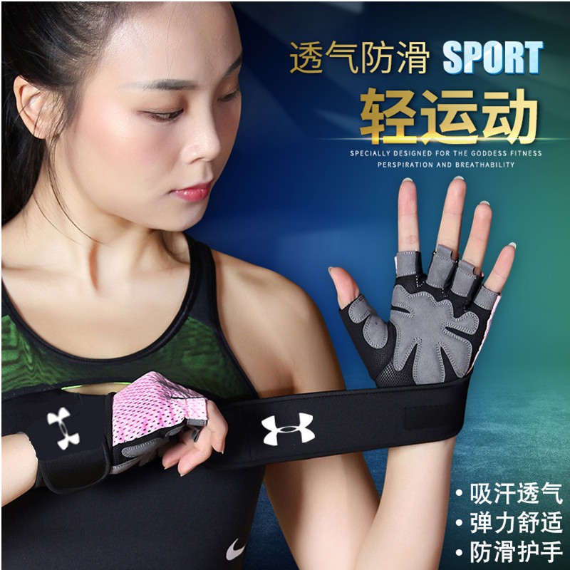 UNDER ARMOUR Găng Tay Hở Ngón Dùng Cho Các Hoạt Động Thể Thao