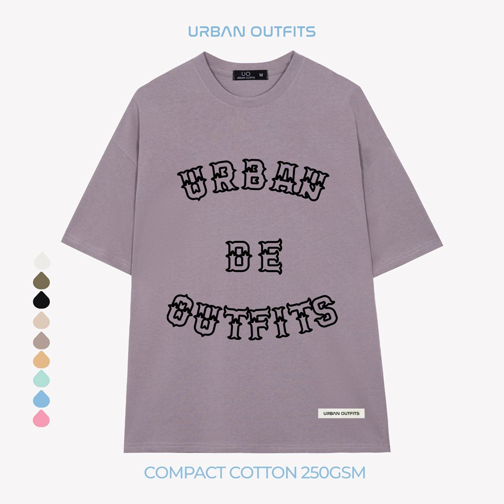 Áo Thun Tay Lỡ Form Rộng URBAN OUTFITS ATO158 Local Brand In chữ ver 2.0 Chất Vải 100% Compact Cotton 250GSM Dầy