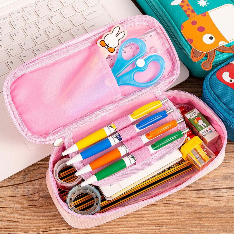 Hộp bút hoạt hình đáng yêu bé trai bé gái size 22*9*5cm