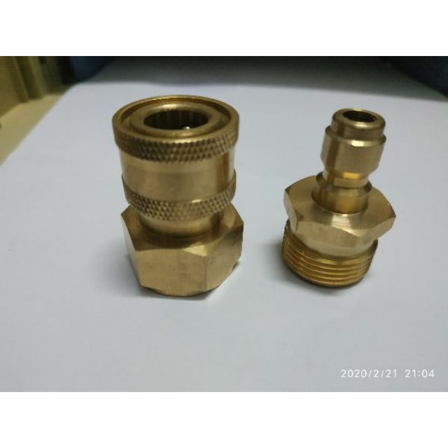 khớp nối nhanh ren 22mm FULL Đồng 100% cao cấp