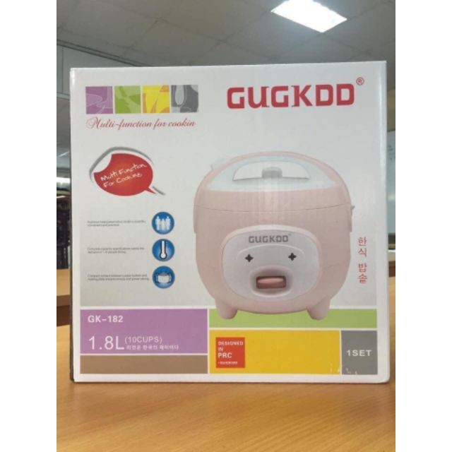 NỒI CƠM ĐIỆN CUCKOO HÀN QUỐC GK-182 1.8L. NẤU CƠM CÔNG NGHỆ 3D. NỒI SIÊU DÀY. NẤU CƠM SIÊU NGON