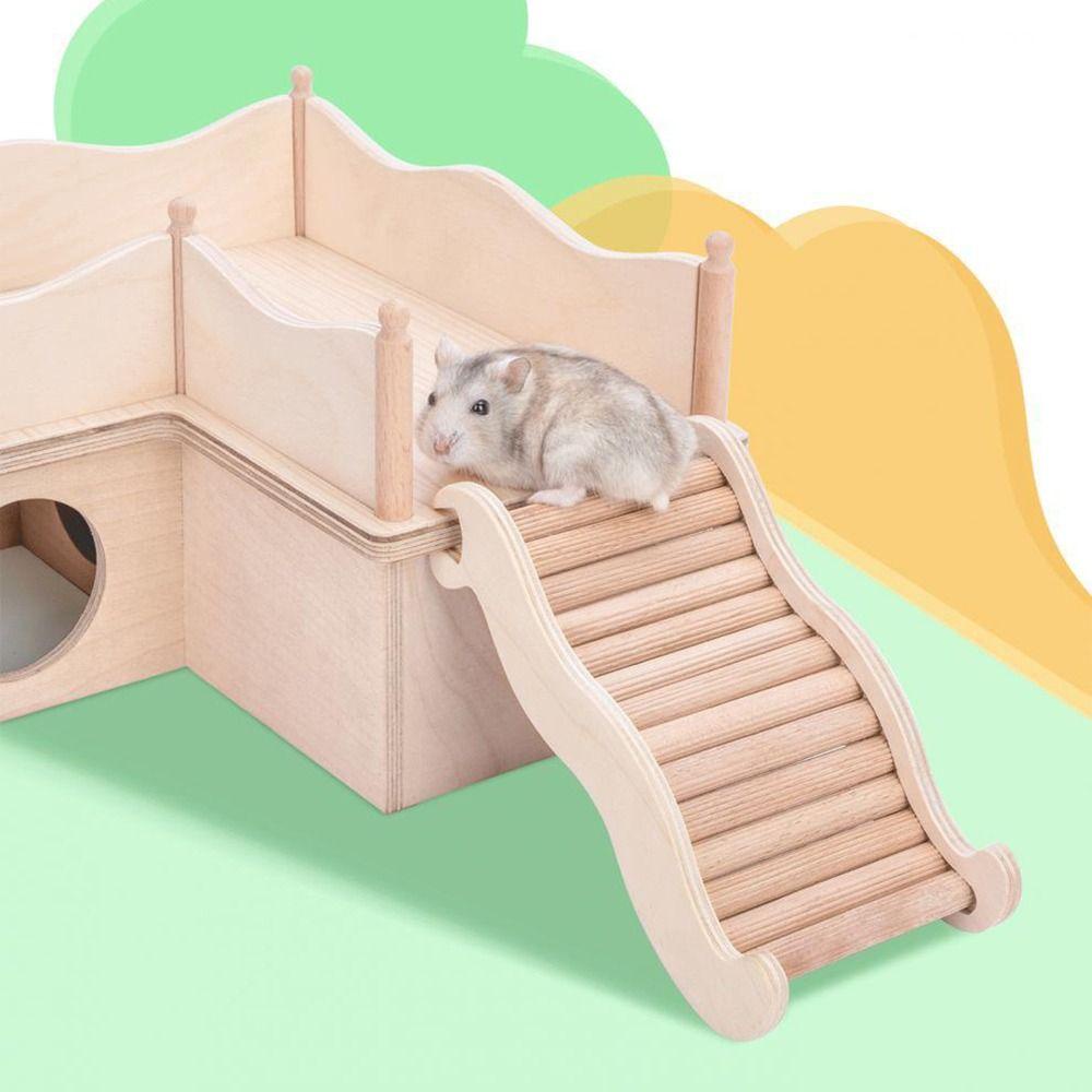 ELLSWORTH Thang Leo Tự Nhiên Bằng Gỗ Cho Thú Cưng Nhỏ