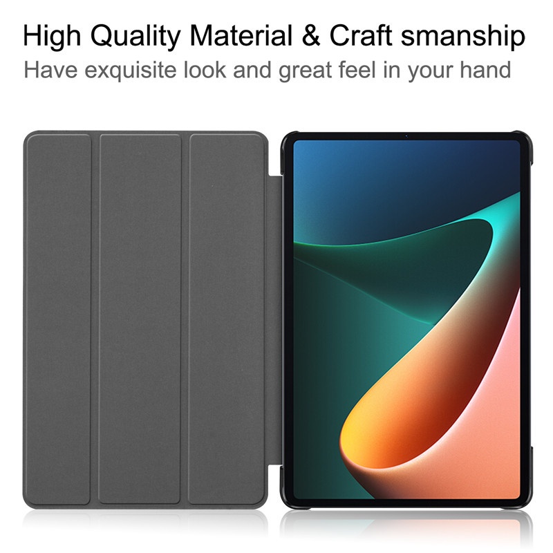 Bao da máy tính bảng từ tính có ngăn đựng bút cho Xiaomi pad 5 pro 2021 11inch pad 5 pro 5G