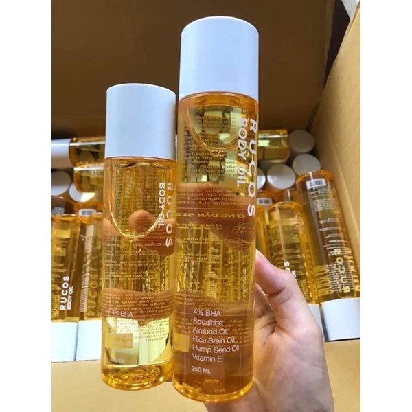 Dầu Dưỡng Da Body Oil 4% BHA Rucos