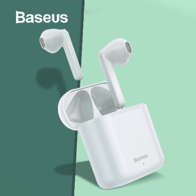 Tai Nghe Bluetooth Không Dây Baseus W09 Tws Có Điều Khiển Âm Thanh Sống Động Chất Lượng Cao