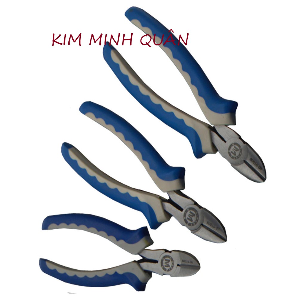 Kìm Cắt Cán Xanh Trắng Cao Cấp 150mm/6&quot;, 175mm/7&quot;, 200mm/8&quot; B0016 C-Mart