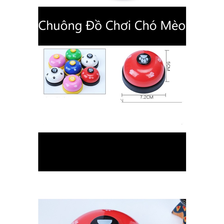 Chuông Huấn Luyện Cho Chó Mèo - Chuông Bấm Huấn Luyện Cho Thú Cưng