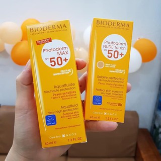 Kem Chống Nắng Bioderma Pháp Photoderm Max Aqua Fluide SPF 50+ - hangxachtaybaoanshop