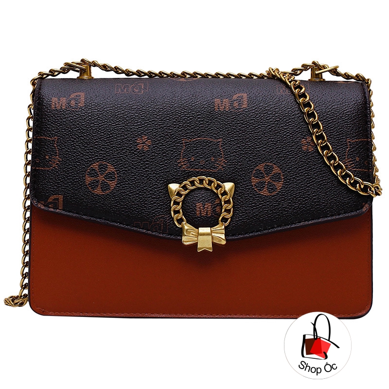 NEW Túi đeo chéo phiên bản Hàn Quốc thiết kế độc đáo khóa cài kiểu mới siêu xinh E245