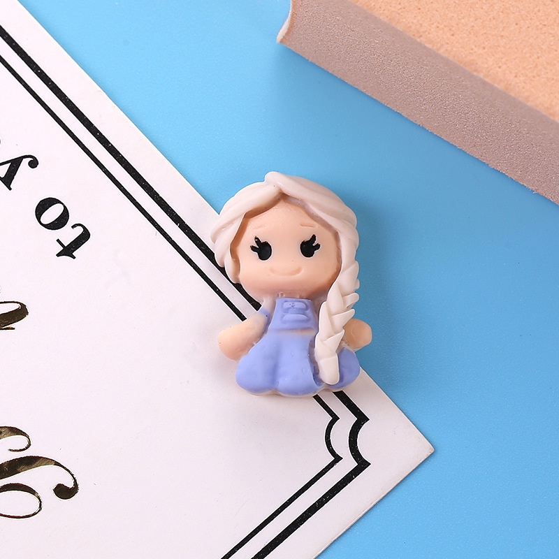 Phụ Kiện Kẹp Tóc Hình Công Chúa Hoạt Hình Bằng Nhựa Resin diy