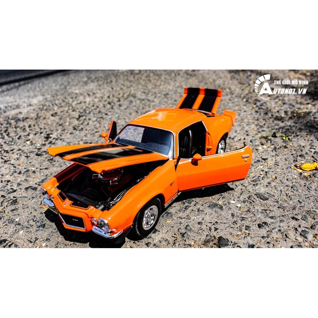 MÔ HÌNH XE CHEVROLET CAMARO 1971 ORANGE 1:18 MAISTO 6579