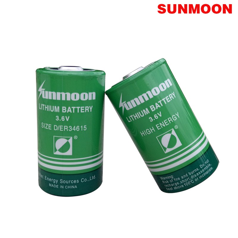 Pin Size D 19000mAh Pin Sunmoon ER34615 3.6V