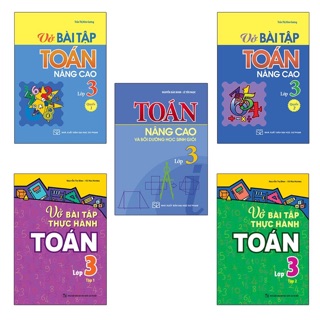 Sách: Combo sách tham khảo lớp 3( VBT Toán nâng cao 3/1+3/2 -Toán nâng cao 3 - VBT thực hành toán 3)