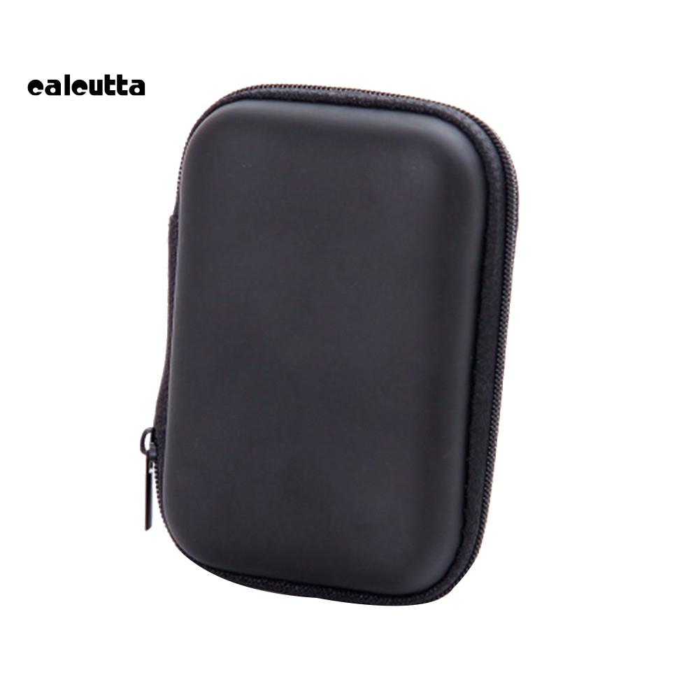【Ready stock】Portable Square/Rectangle Nylon USB Disk Earphones Storage Bag Organizer Case