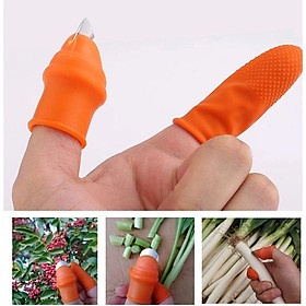 Bộ móng tay ngắt rau, hái rau thu hoạch mùa màng, bảo vệ ngón tay