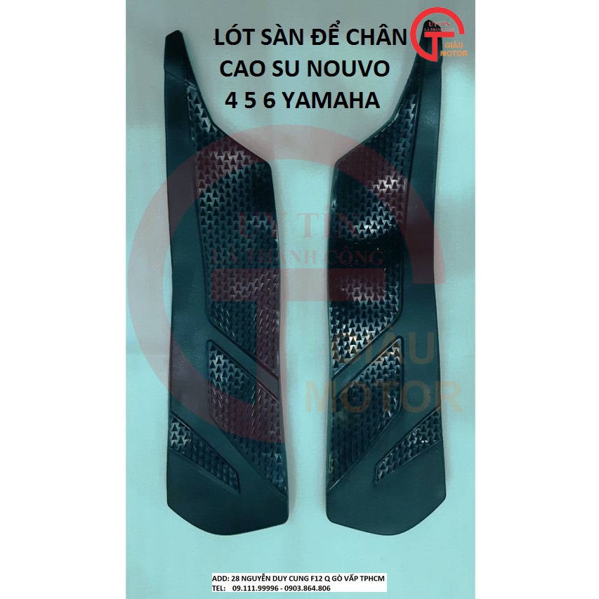 YAMAHA OD - LÓT SÀN ĐỂ CHÂN CAO SU NOUVO 4 5 6 YAMAHA