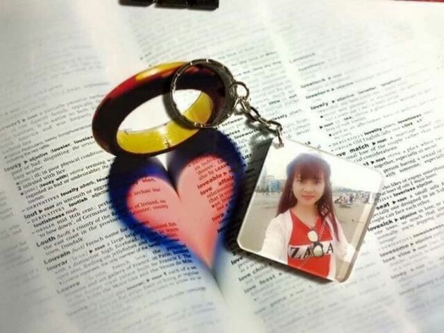 MÓC KHOÁ MICA IN HÌNH THEO YÊU CẦU