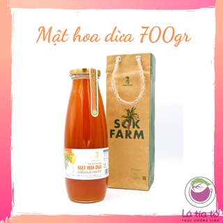 Mật hoa dừa sokfarm 700gr - lá tía tô