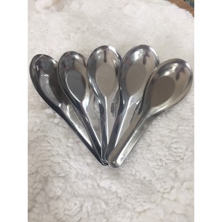 [ COMBO 5] Thìa ăn Cơm Bằng inox Dày Đẹp